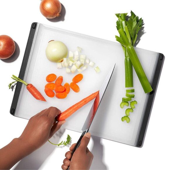 Crate and Barrel OXO Good Grips Plastic Cutting Board - Picture 1 of 11